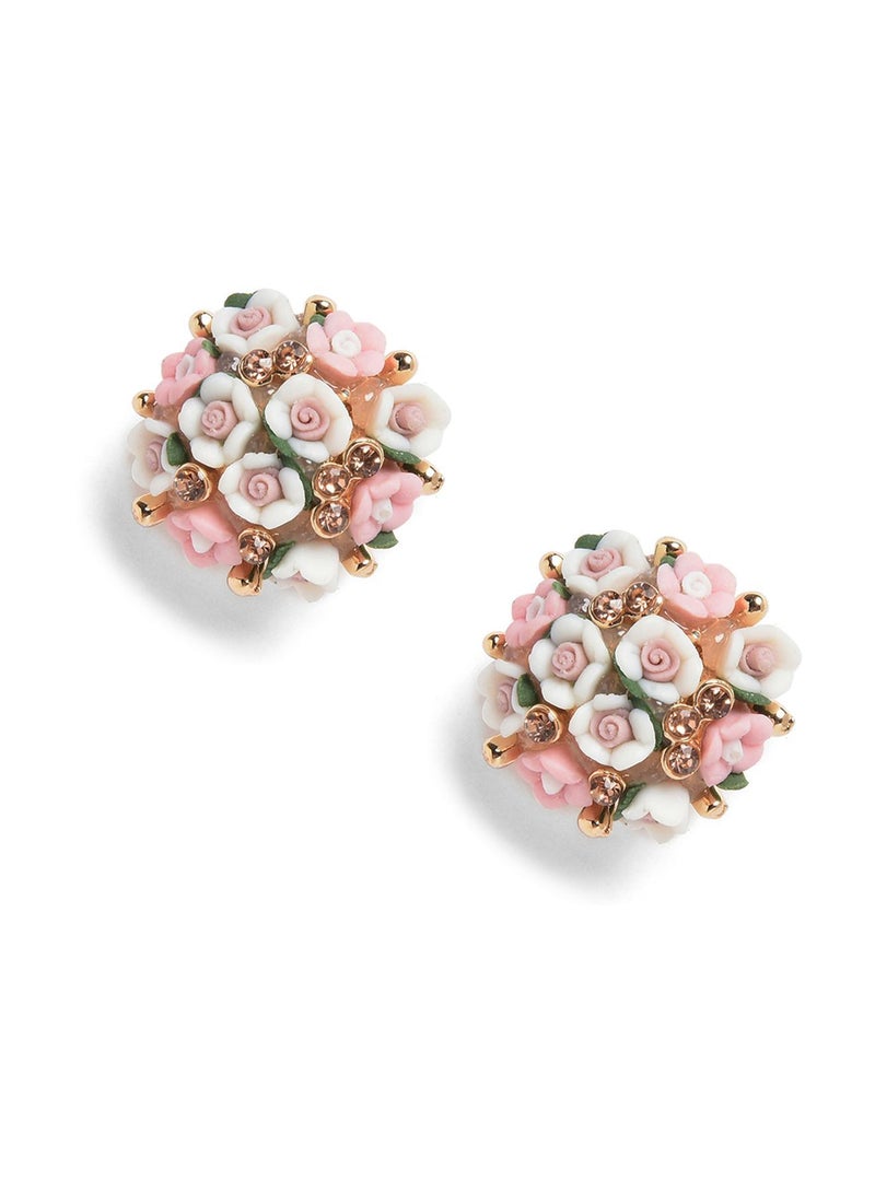 SOHI Floral Artificial Stud Earring Jewellery - Image 1