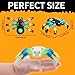 LENDOD Halloween Spider Transformable Fidget Toys Halloween Party Favors Bulk for Kids and Adults Glow in The Dark Halloween Treat Bags Gifts Pop Sensory Fidget Toys Home Party Decor15PCS - Image 4