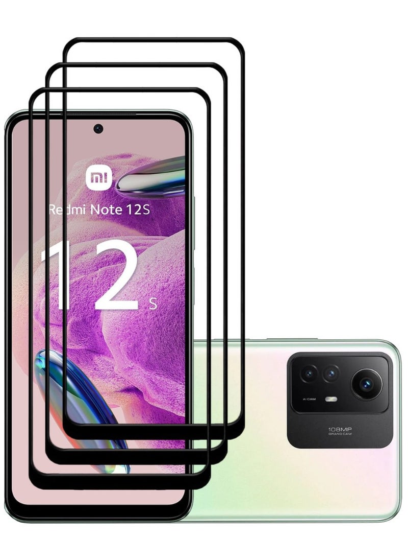 ACLIX 3 Pieces Antistatic ESD Dustproof Premium Quality High Definition Tempered Glass Screen Protector Designed For Xiaomi Redmi Note12S - Image 1