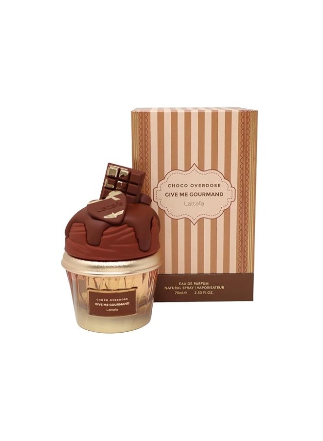 لطافة او دي بارفان شوكو اوفردوز، مجموعة جورماند، عطر شوكولاتة داكنة وفادج والكراميل، بخاخ 75 مل، مجموعة سويت اند اليجانت جيف مي جورماند - Image 5