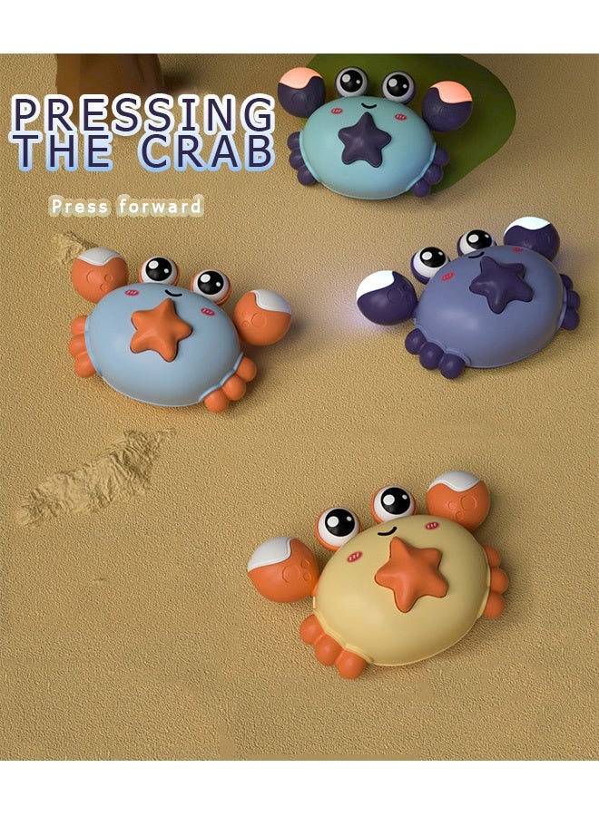 JOUDIYA Electric Runaway Crab Crawling Crab BabY Toy with LED Light Up Toddler Interactive Learning Development Toys For Babies, Toddlers and Kids - Image 1