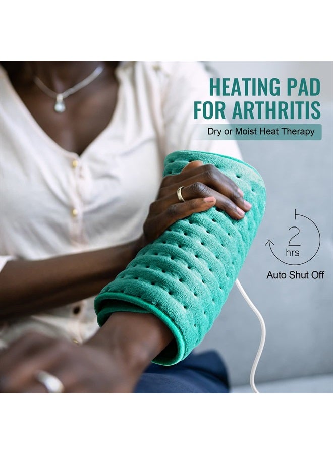 MEETMET Electric Heating Pads for Back Neck Shoulder Pain Relief, Gifts for Women, Men, Mom, Dad, Christmas, Mothers Day, Fathers Day with Auto Shut Off & 6 Heat Settings, Moist Dry Heat Options - Image 5