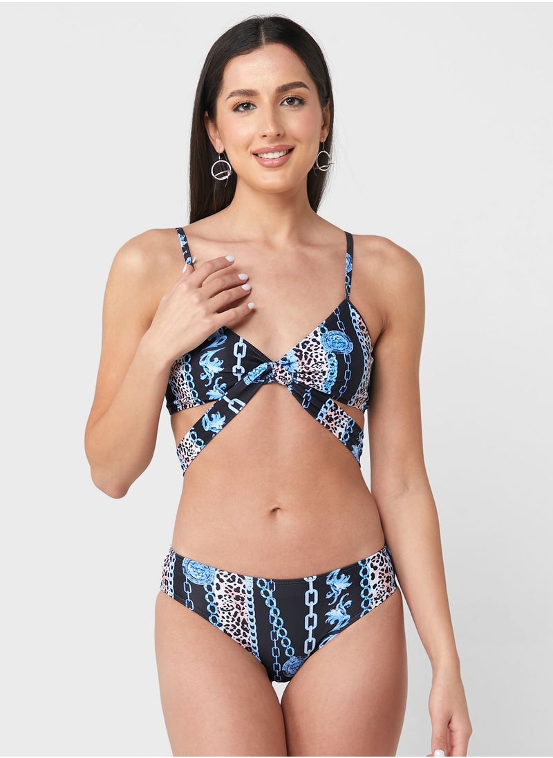 Ginger - 3 Piece Bikini Set With Shorts - Image 1