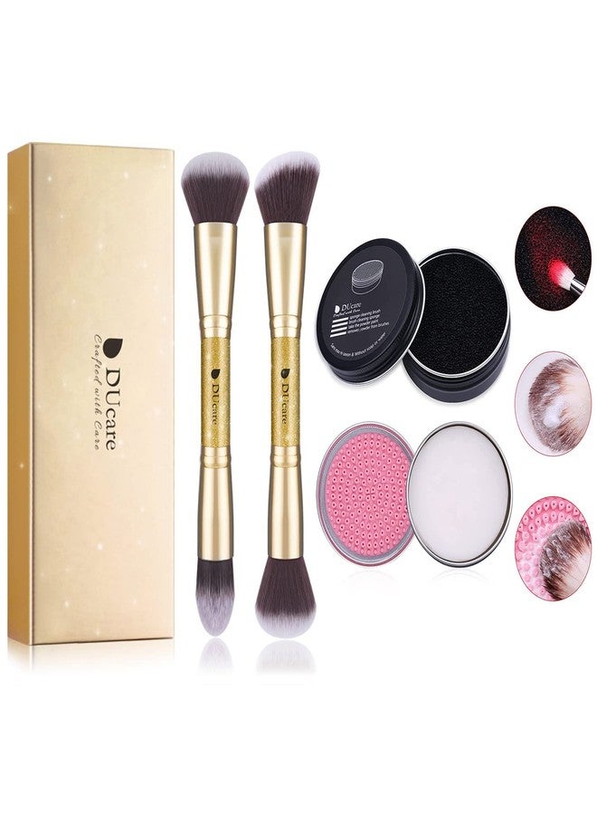 DUcare Makeup Brushes Duo End+Makeup Brush Cleaner - Image 1