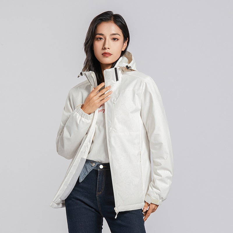 Winter Fleece-Lined Thickened Fashion Trendy Waterproof Windproof New Couple Outdoor Sports Fitness All-Matching - Image 1