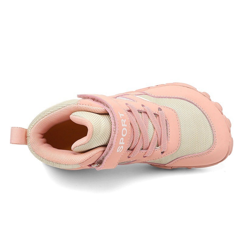 New Children'S Outdoor Tracing Shoes Boys Mountaineering Shoes Climbing Travel Shoes Girls Anti-Slip Anti-Cut Riding Shoes - Image 1