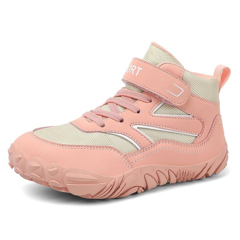 New Children'S Outdoor Tracing Shoes Boys Mountaineering Shoes Climbing Travel Shoes Girls Anti-Slip Anti-Cut Riding Shoes - Image 4