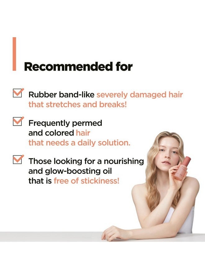 أموس بروفيشنال زيت الشعر سيكا بوندينج لإصلاح الشعر من آموس بروفيشنال، مع بروتين سيكا لعلاج أطراف الشعر المتقصفة والتكسر، تغذية عميقة وتعزيز اللمعان، تقنية الترابط، 3.3 أونصة سائلة - Image 3