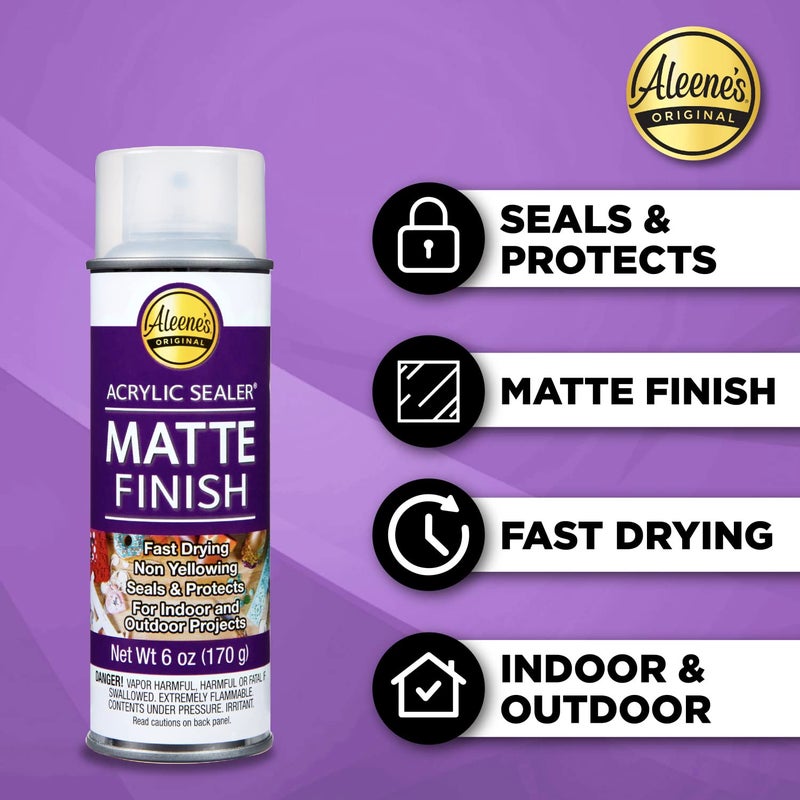 Aleene'S Spray Finish 6Oz Acrylic Sealer 6 Ounce (Pack Of 1) Clear-Matte - Image 2