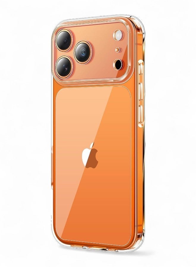 جراب موبايل ايفون 17 برو (iPhone 17 Pro) مضاد للصدمات, غطاء حماية مضاد للخدش, مصنوع من البولي يورثين الحراري عالي الجودة - شفاف - Image 5