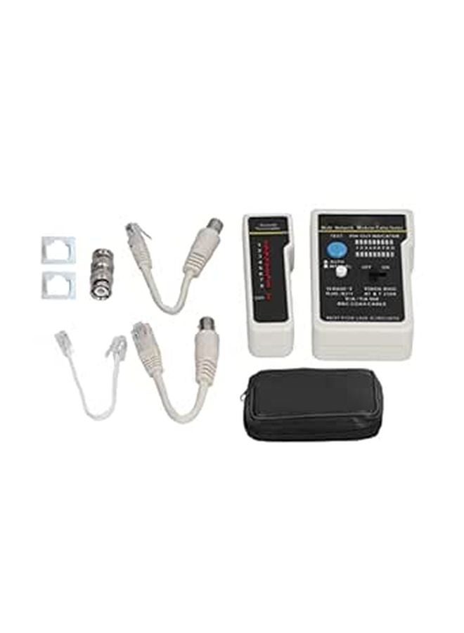 جهاز فحص كابل الشبكة التلقائي لأسلاك RJ45 RJ11 UTP STP مع غلاف ABS مريح - Image 1