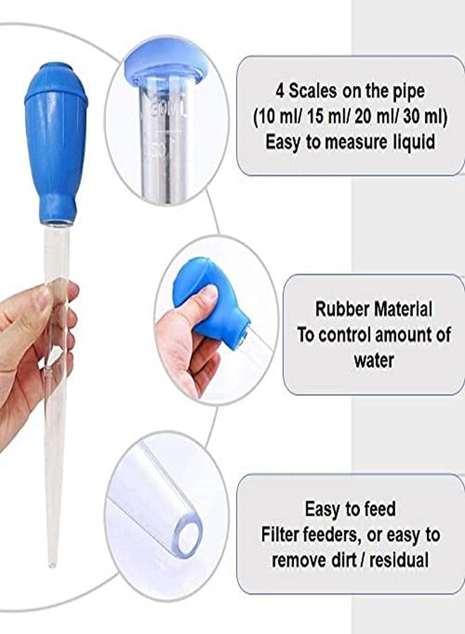 COLOURFUL - Manual Fish Tank Water Changer Aquarium Dropper | Aquarium Clean Pipette Dropper | Fish Tank Cleaning Waste Remover | Aquarium Gravel Cleaning Straw Aquarium Tool, 50ML - Image 3
