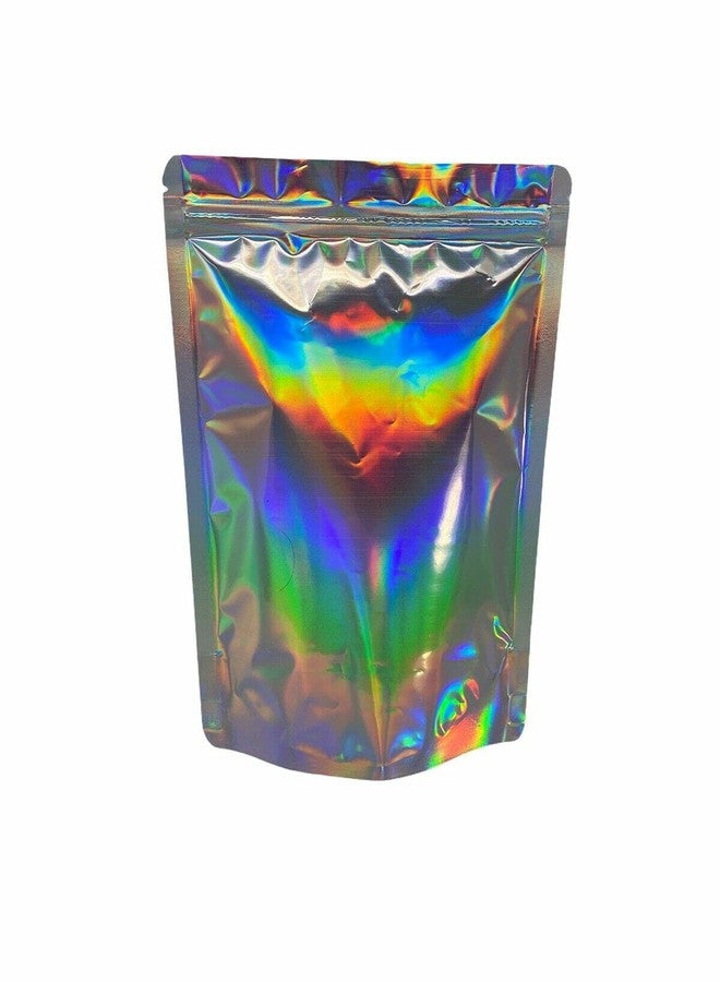Sniffy 100PCS Resealable Smell Proof Stand Up and Flat Bags Aluminum Foil Pouch Bag 4 x 6 and 6 X 9 Inches Reclosable Mylar Ziplock Bag Food Storage Grip Seal Wrap (Rainbow, 6X9 Inch)