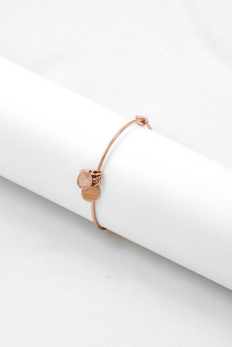 ALEX AND ANI Women Color Infusion Im a Moonchild Duo Bracelet, Rose Gold  - Image 3