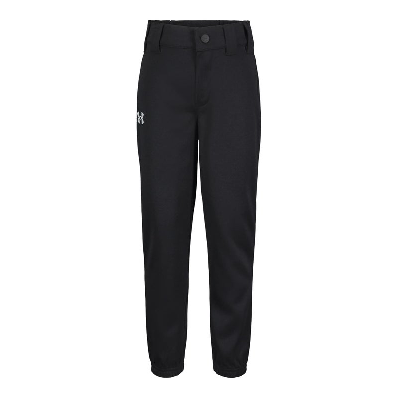 Under Armour Boys' Pre-School UA Baseball Pants 4 Black - Image 5