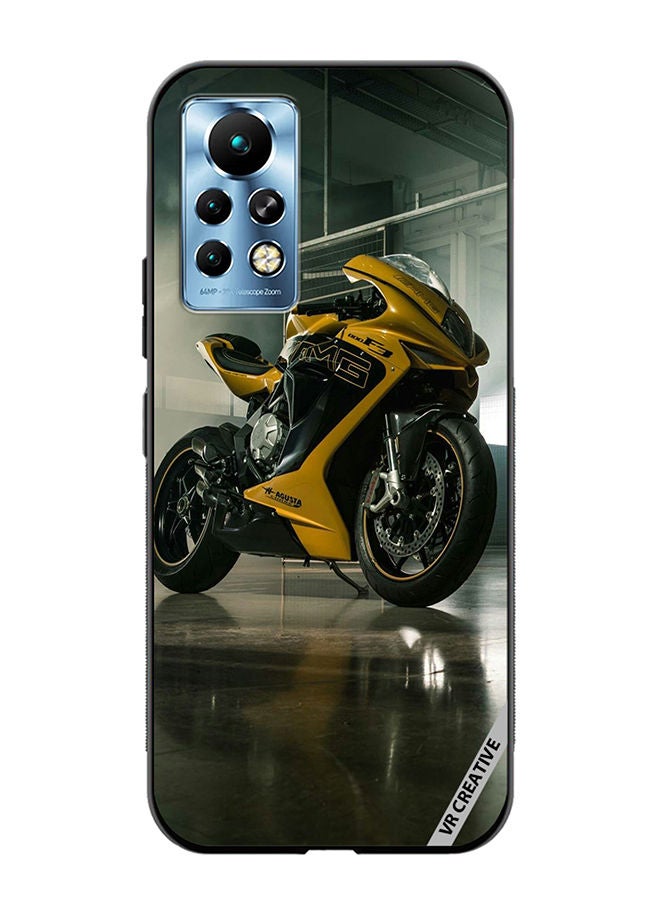 VR CREATIVE Protective Case Cover For Infinix Note 11 Pro Bike Design Multicolour - Image 1