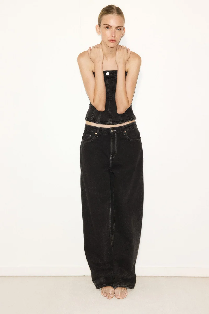 H&M Baggy High Jeans