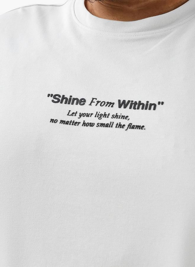 Maxim Men Regular Fit Crew Neck Short Sleeve Slogan T shirt - Image 4