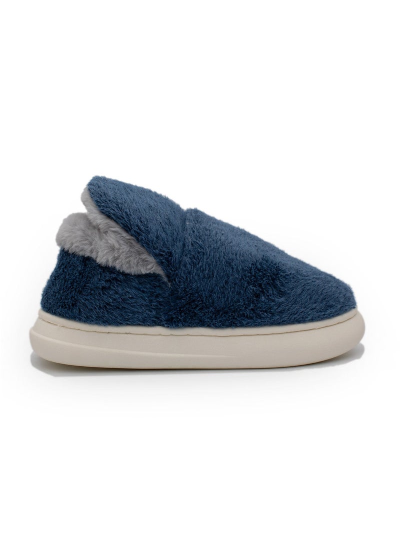 Lucky Kids - Lucky Kids Cute Cozy Unisex Slip On Bedroom Slippers With Warm Plush Fleece And Rubber Non-Slip Sole For Little/Big Kids - Image 1