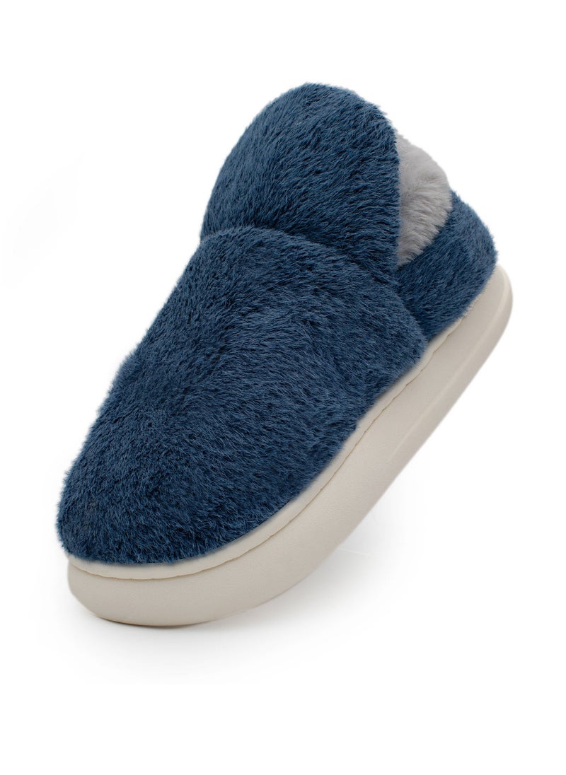 Lucky Kids - Lucky Kids Cute Cozy Unisex Slip On Bedroom Slippers With Warm Plush Fleece And Rubber Non-Slip Sole For Little/Big Kids - Image 1