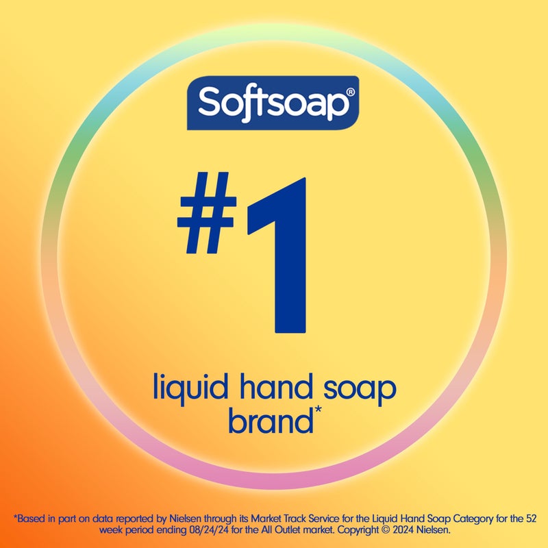 Softsoap Joyful Liquid Hand Soap, Paraben Free, pH Balanced, Cherry and Passion Fruit Scent, 11.25 fl oz Pump Bottle, 6 pack - Image 2