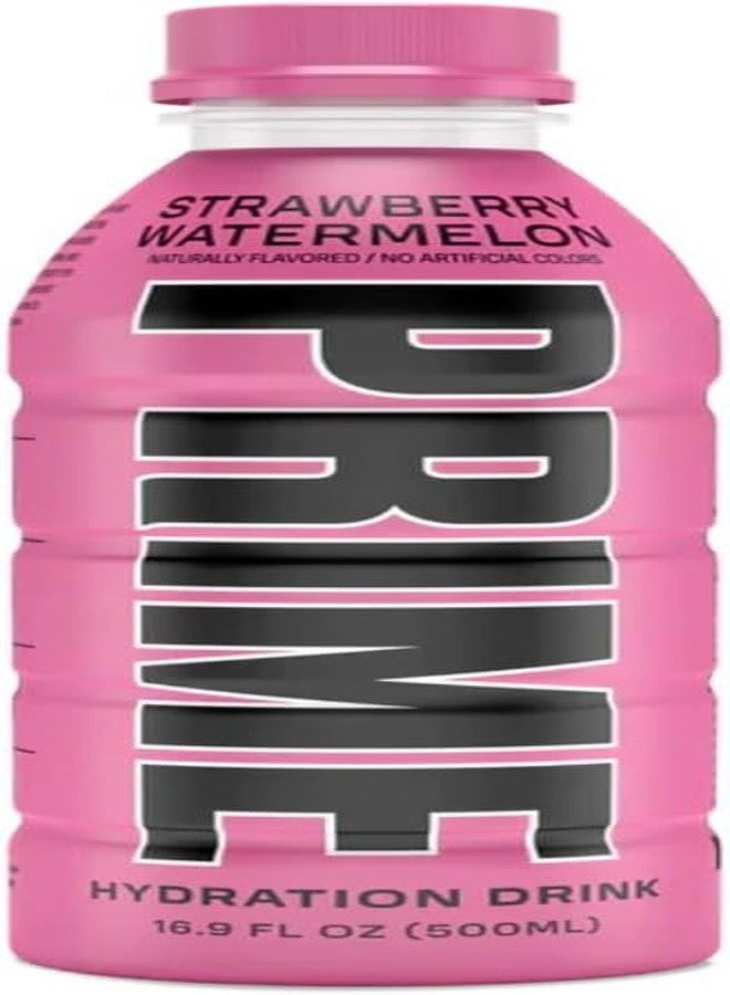 PRIME Hydration Drink, Strawberry Watermelon, Naturally Flavored, No Artificial Colors, 500ml (Product Of UK) From DECADENT - Image 1