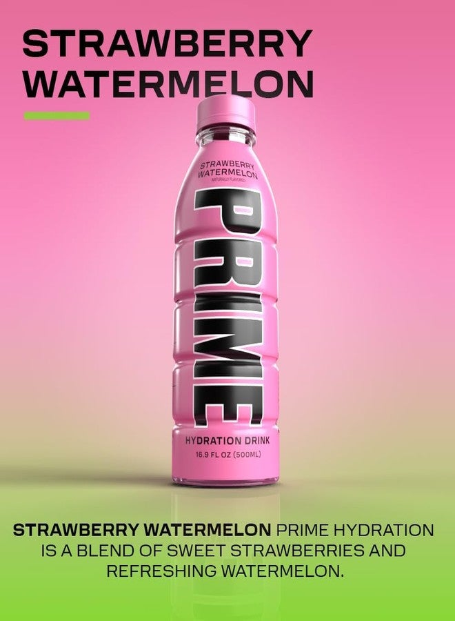 PRIME Hydration Drink, Strawberry Watermelon, Naturally Flavored, No Artificial Colors, 500ml (Product Of UK) From DECADENT - Image 3