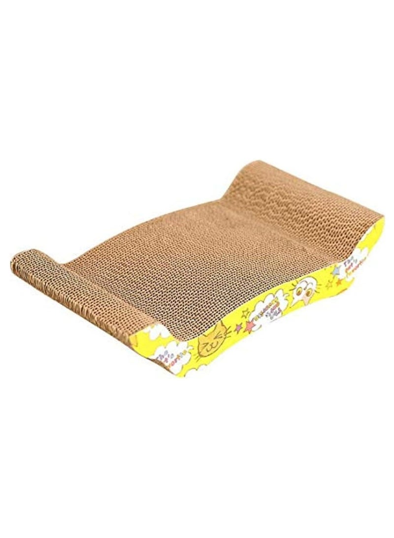 Cool Baby Pet Cat Kitten Corrugated Scratch Board Pad Scratcher Bed Mat Claws Care Toy FUN (Including the catnip) - Image 1