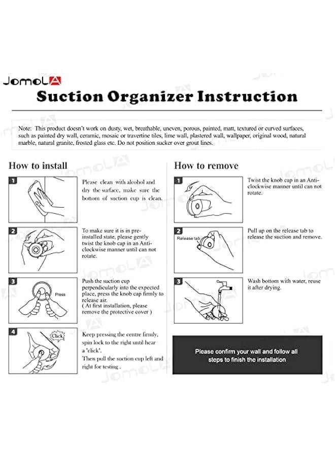 Suction Cup Hooks Heavy Duty for Shower Loofah Towel Holder Vacuum Key Hook Bathroom Glass Shower Door Hanger Wreath Kitchen Dishcloth Hanging Hook Stainless Steel Brushed Finish 2 Packs - Image 3