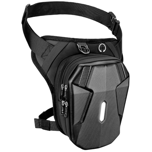ISEYOU Thigh Bag, Motorcycle Leg Bag for Men Women, Drop Leg Bag with Removable Leg Straps, Multifunctional Gear Bags for Cycling Hiking Camping Fishing Travel Outdoor - Image 1