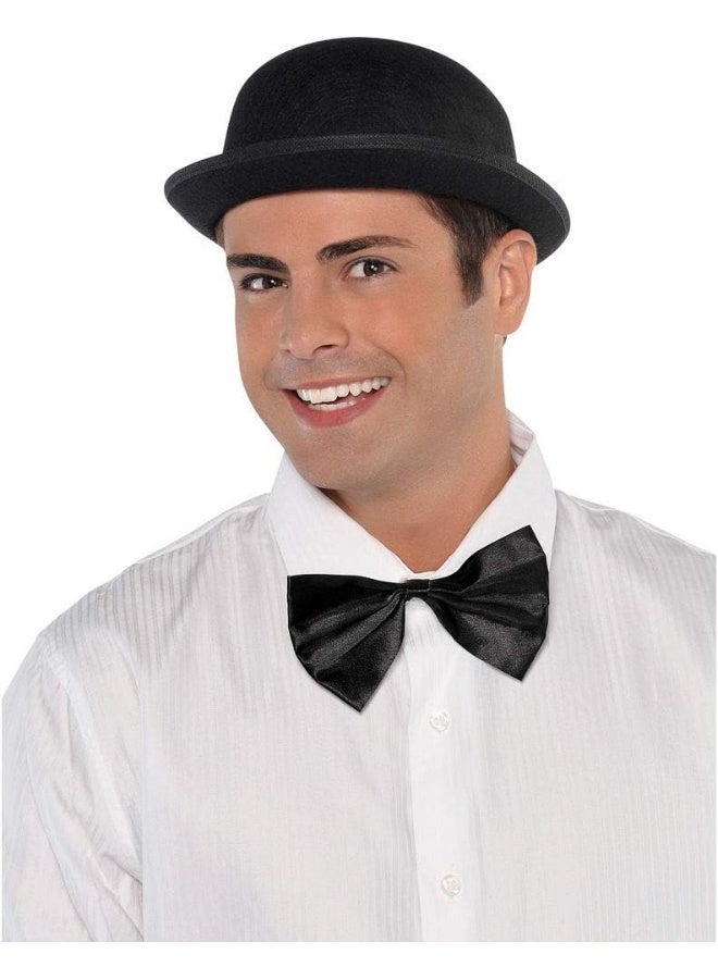 Amscan إكسسوارات قبعة ديربي السوداء من أمتسكان - Image 1