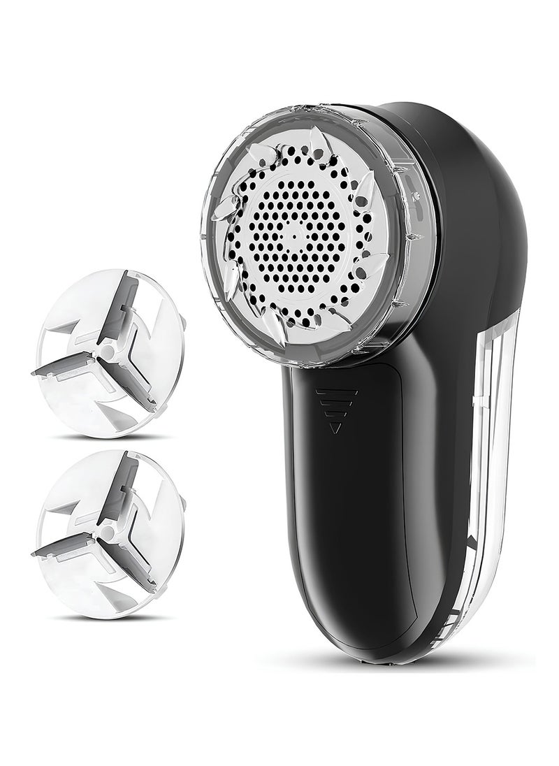 AMROAH 3 Shaving High Lint Remover Defuzzer for Clothes, Fabric Shaver Electric Trimmer Battery USB Rechargeable for Pilling Pills Clothing Sofa Couch Lint Ball Furniture Fuzz Blanket  - Image 1