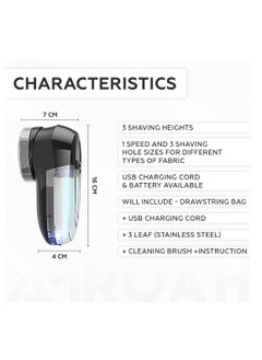 3 Shaving High Lint Remover Defuzzer for Clothes, Fabric Shaver Electric Trimmer Battery USB Rechargeable for Pilling Pills Clothing Sofa Couch Lint Ball Furniture Fuzz Blanket - pzsku/ZF79AE524F335724B929BZ/45/_/1722414337/678f3065-aabf-4cd3-afa7-915941044e4d