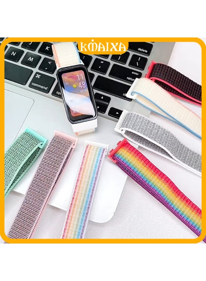 Nylon Loop Strap for Huawei Band 10 9 8   Women/men Replacement Huawei Band 8 Bahan Sport Nilon Loop Huawei Band 8 9 10 Smartwatch  Accessories - Image 5