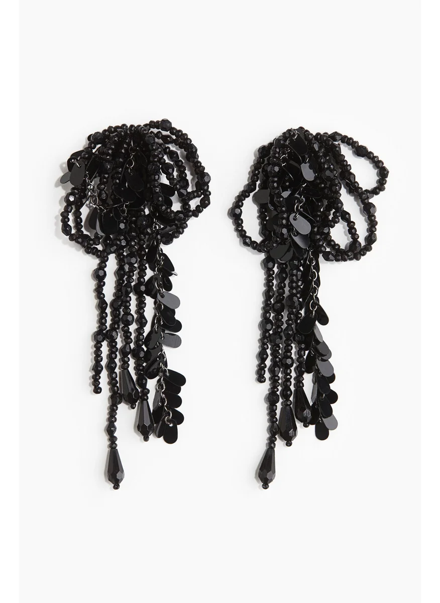 اتش اند ام Long Beaded Earrings