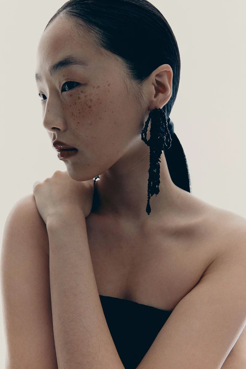 H&M Long Beaded Earrings