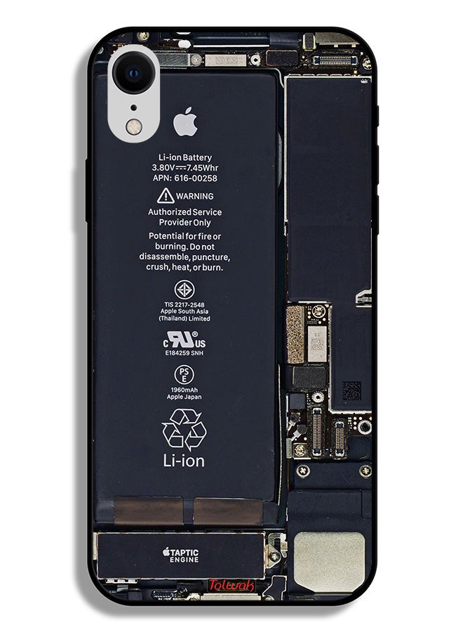 Tolwak Apple iPhone XR Protective Case Phone Circuit Pattern - Image 2