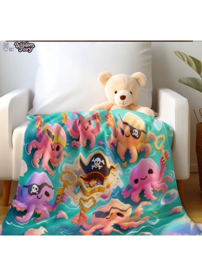 general Wisdom Fairy (latest) flannel thin blanket (warm and comfortable, suitable for sleep, game use, dust and sandproof) 150cm*200cm - 119 - Image 1