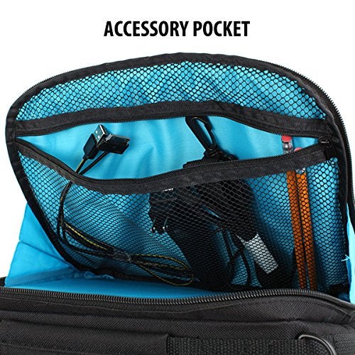 USA Gear Portable DVD Player Case - S11 Car Headrest Holder Compatible with DBPOWER 9.5" and 10.5", Insignia 10", ieGeek 9.5", Wonnie 10.5" - Travel Storage Bag for Players with 7" to 10" Screens - Image 5