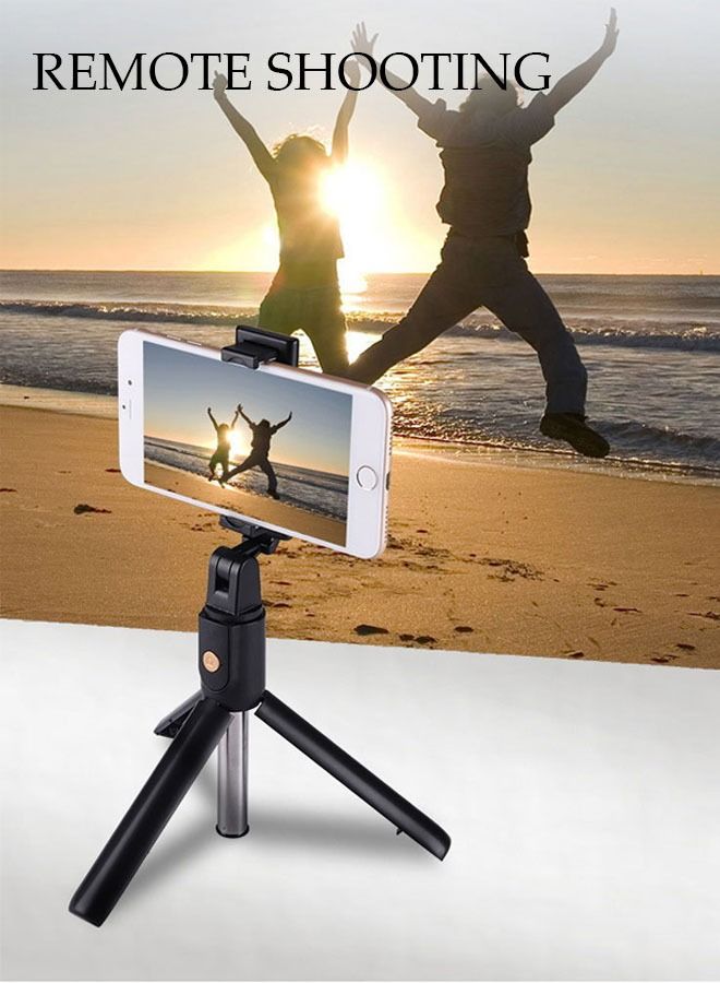 DUNISO Gimbal Stabilizer for Smartphone Extendable Selfie Stick Tripod with Wireless Remote Fill Light and Auto-Balance Phone Holder for All Cell Phone - Image 2