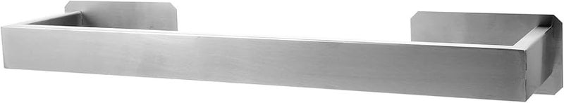 Stainless Steel Adhesive Towel Bar Wall Mounted No Drill Bathroom Kitchen Rack Holder - Image 1