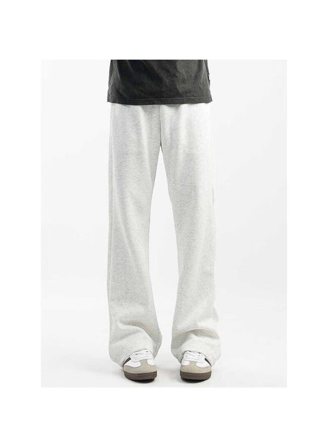 Swamp Area American-style Curved Knife Micro-flared Pants For Men, Summer Trendy Versatile Wide-leg Thin Sports Casual Sweatpants Ks1109 Floral Gray XL - Image 2