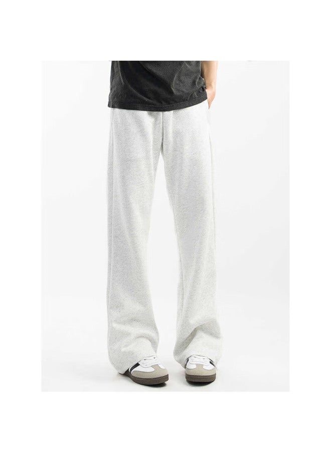 Swamp Area American-style Curved Knife Micro-flared Pants For Men, Summer Trendy Versatile Wide-leg Thin Sports Casual Sweatpants Ks1109 Floral Gray XL - Image 4