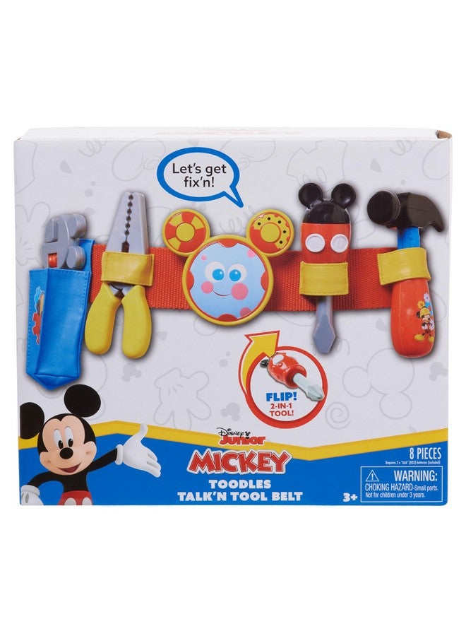 Mickey Disney Mickey Toodles Talk'N Toolbelt And Kids Play Tool Accessories For Dress Up And Pretend Play, Kids Toys For Ages 3 Up By Just Play - Image 3