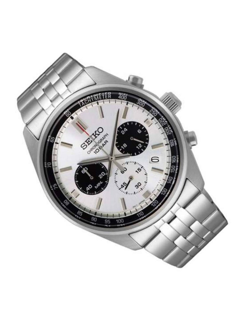 Seiko - Chronograph Quartz Stainless Steel Men's Watch SSB425P1 - Image 1
