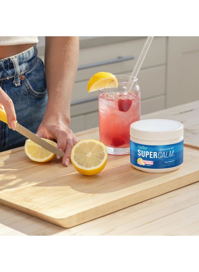 Nello Supercalm Drink Mix - Ashwagandha KSM 66, Magnesium Glycinate, L-Theanine, Vitamin D3 - Ashwagandha Root Extract, Magnesium & L-Theanine Supplement - Focus & Support (30 Servings) - Image 4