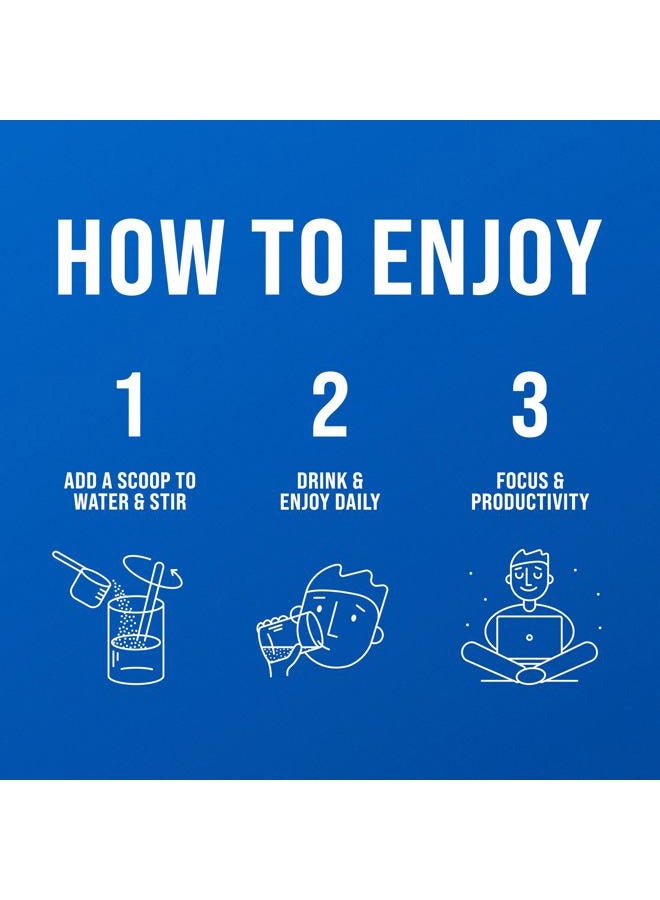 Nello Supercalm Drink Mix - Ashwagandha KSM 66, Magnesium Glycinate, L-Theanine, Vitamin D3 - Ashwagandha Root Extract, Magnesium & L-Theanine Supplement - Focus & Support (30 Servings) - Image 5