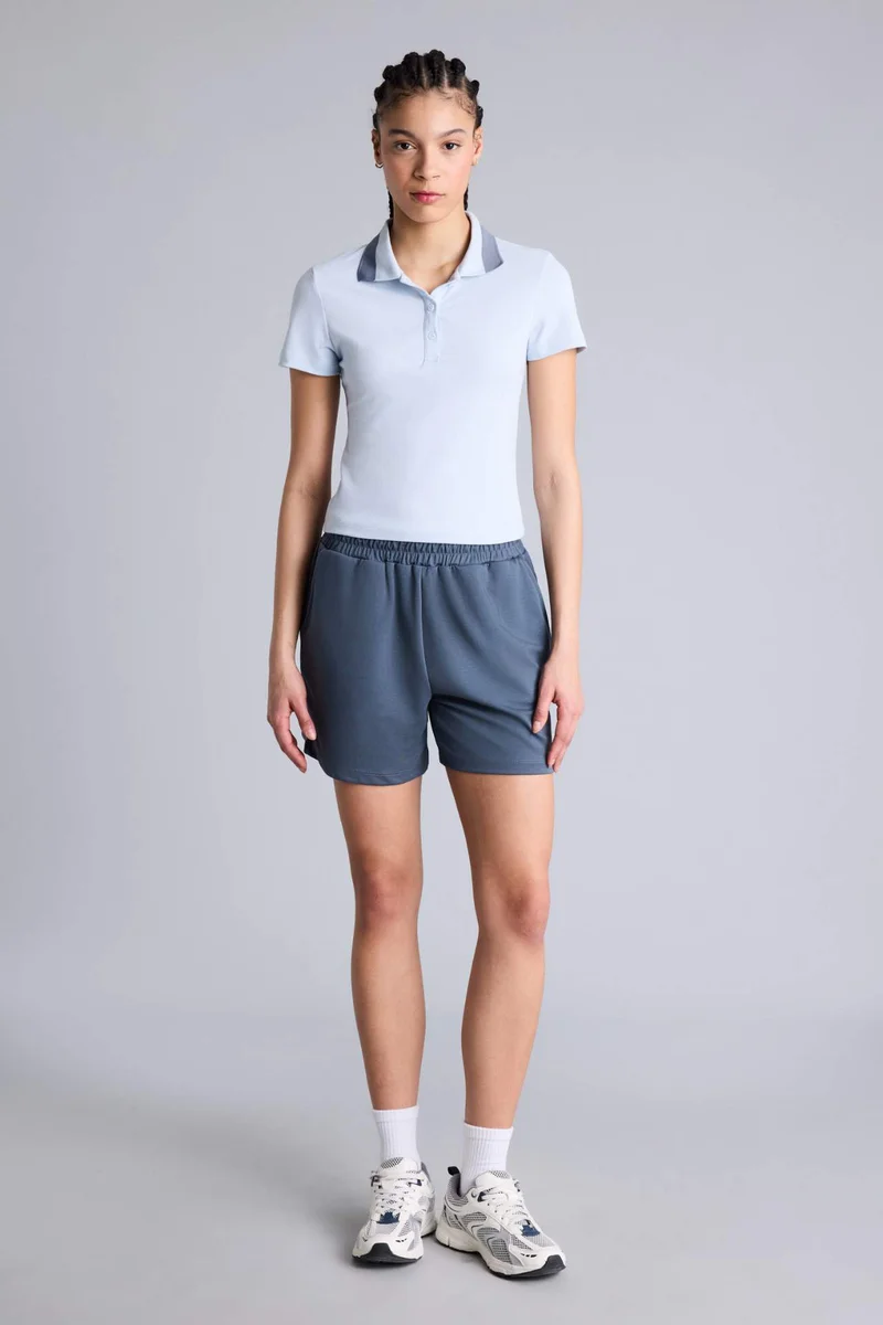 DeFacto Slim Fit Sports Pique Short Sleeve Polo T-Shirt