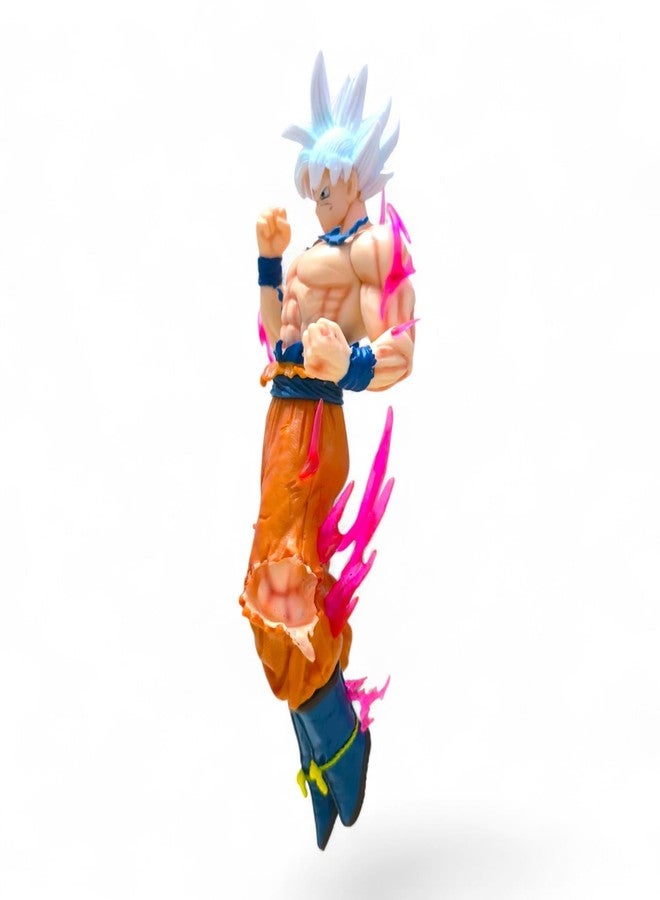 Mayatra's Dragon Ball Super Goku Ultra Instinct Action Figure, PVC Collectible Statue with Display Stand - Image 4
