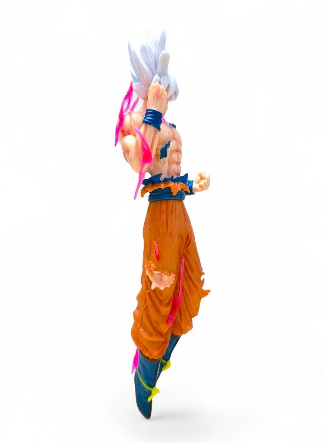 Mayatra's Dragon Ball Super Goku Ultra Instinct Action Figure, PVC Collectible Statue with Display Stand - Image 3